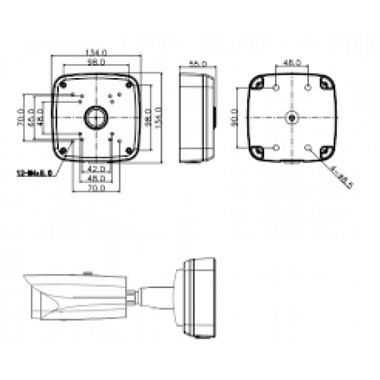 DAHUA PFA 121 ΚΟΥΤΙ ΣΤΕΡΕΩΣΗΣ ΣΥΝΔΕΣΕΩΝ