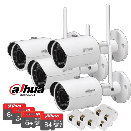 DAHUA IP Camera 4MP Wireless CCTV Kit