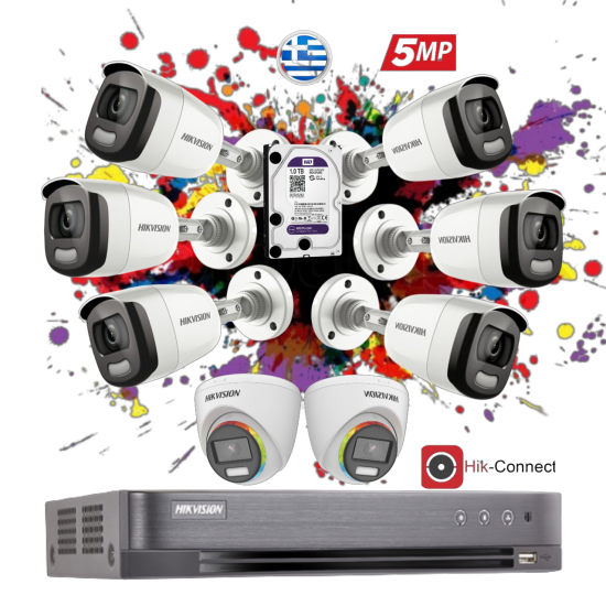 Hikvision COLORVU kit  5mp